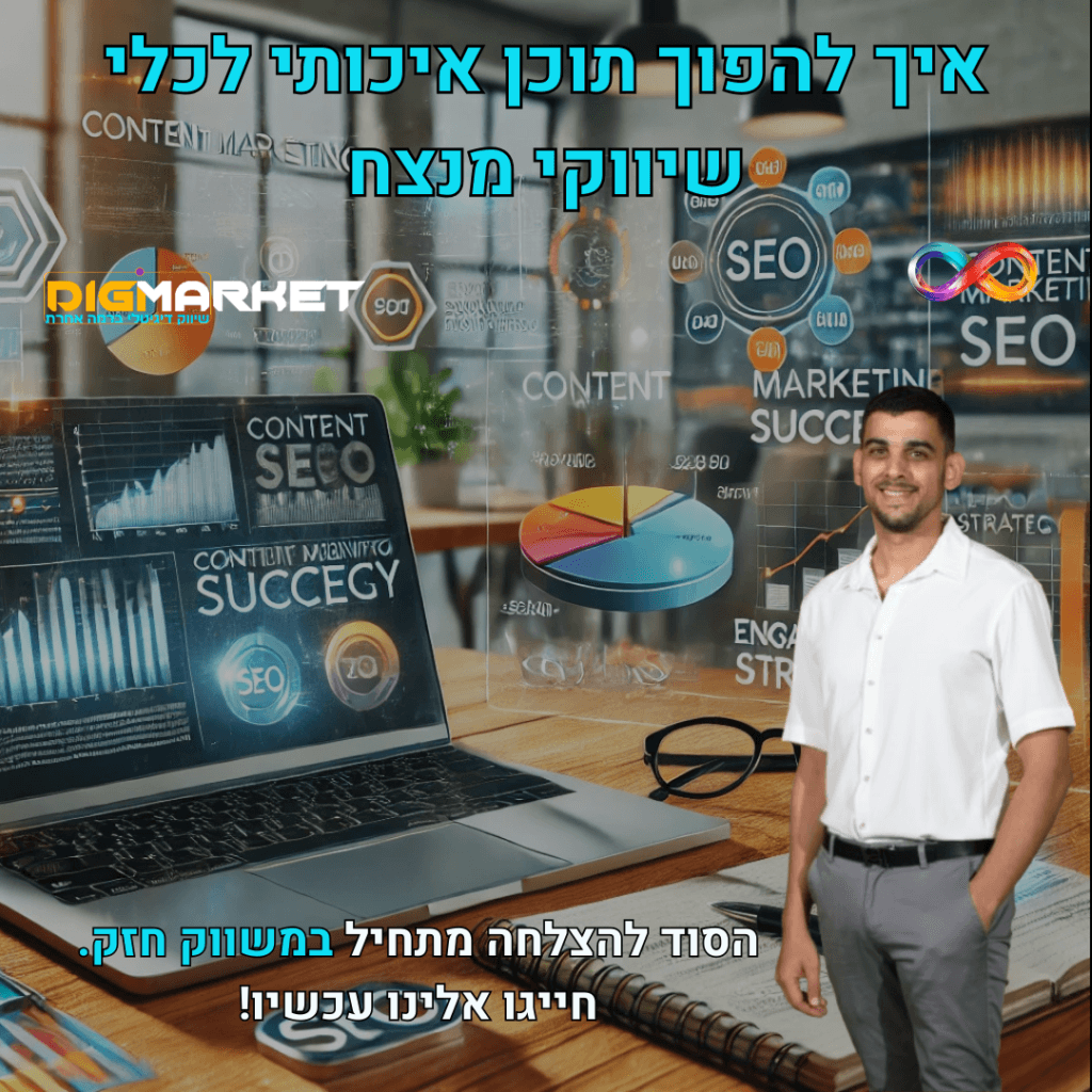 איך להפוך תוכן איכותי לכלי שיווקי מנצח - Digi-Market שיווק דיגיטלי ברמה אחרת